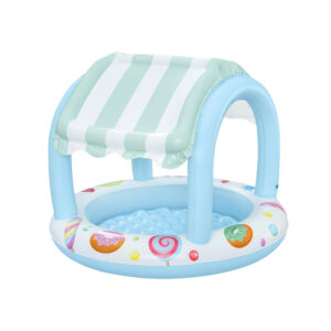 Bestway Sweet Shoppe Shaded Kids Paddling Pool, 1.04m