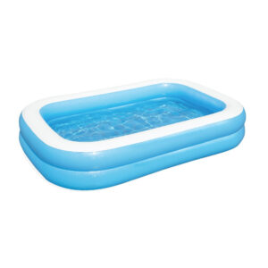 Bestway Rectangular Family Paddling Pool, 2.62m – Blue