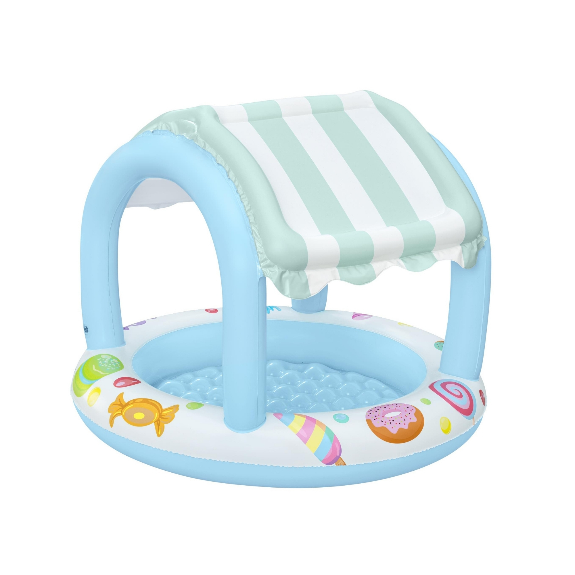 Bestway Sweet Shoppe Shaded Kids Paddling Pool, 1.04m - Image 2