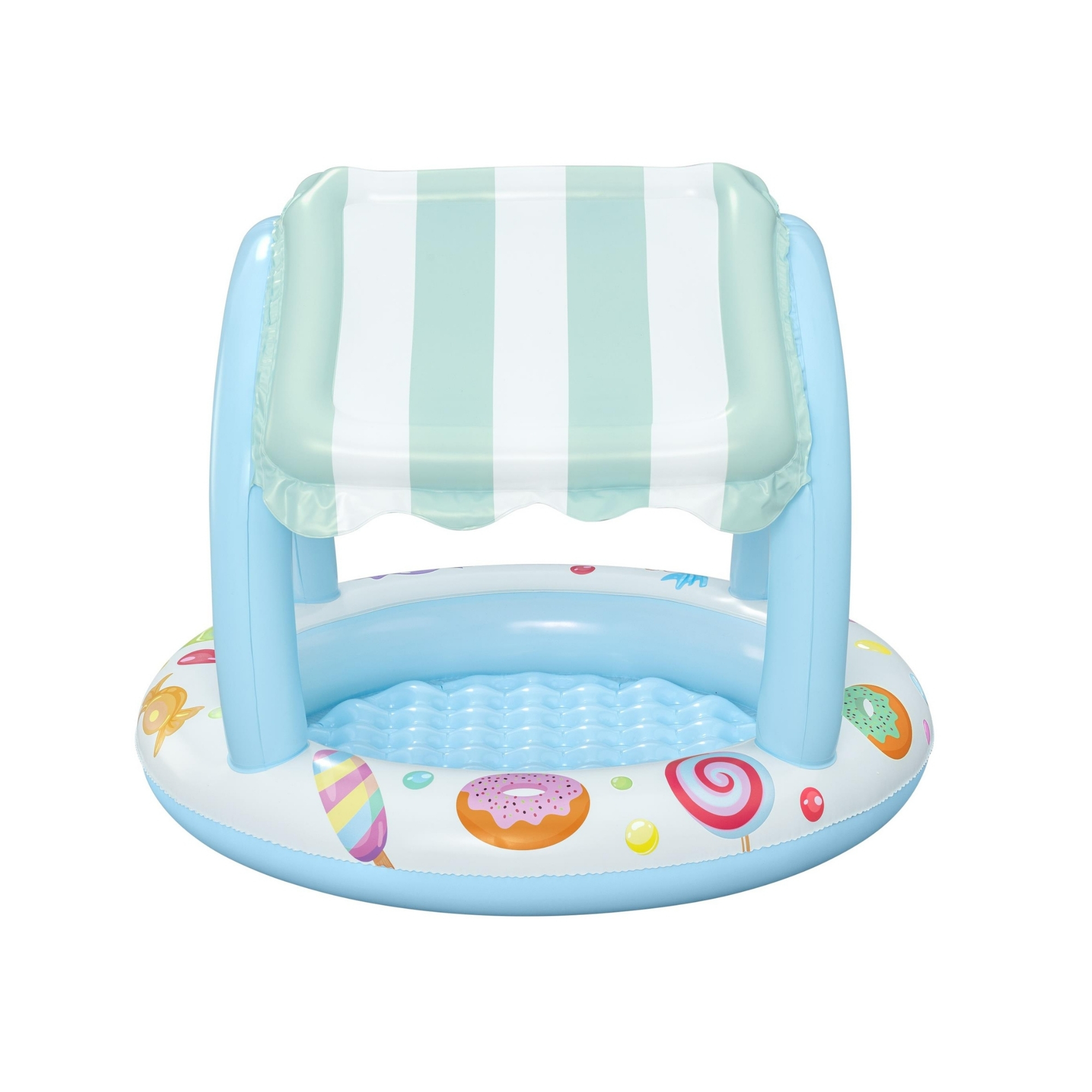 Bestway Sweet Shoppe Shaded Kids Paddling Pool, 1.04m - Image 3