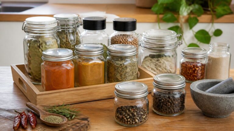 Store homemade spice blends for freshness