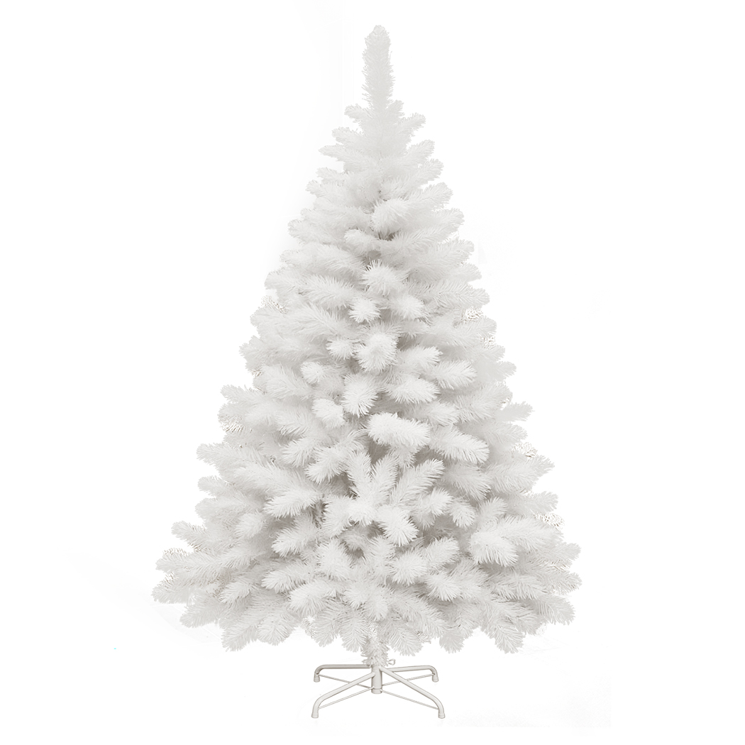Santaco 1.8m White Artificial Christmas Tree with 670 PVC Tips