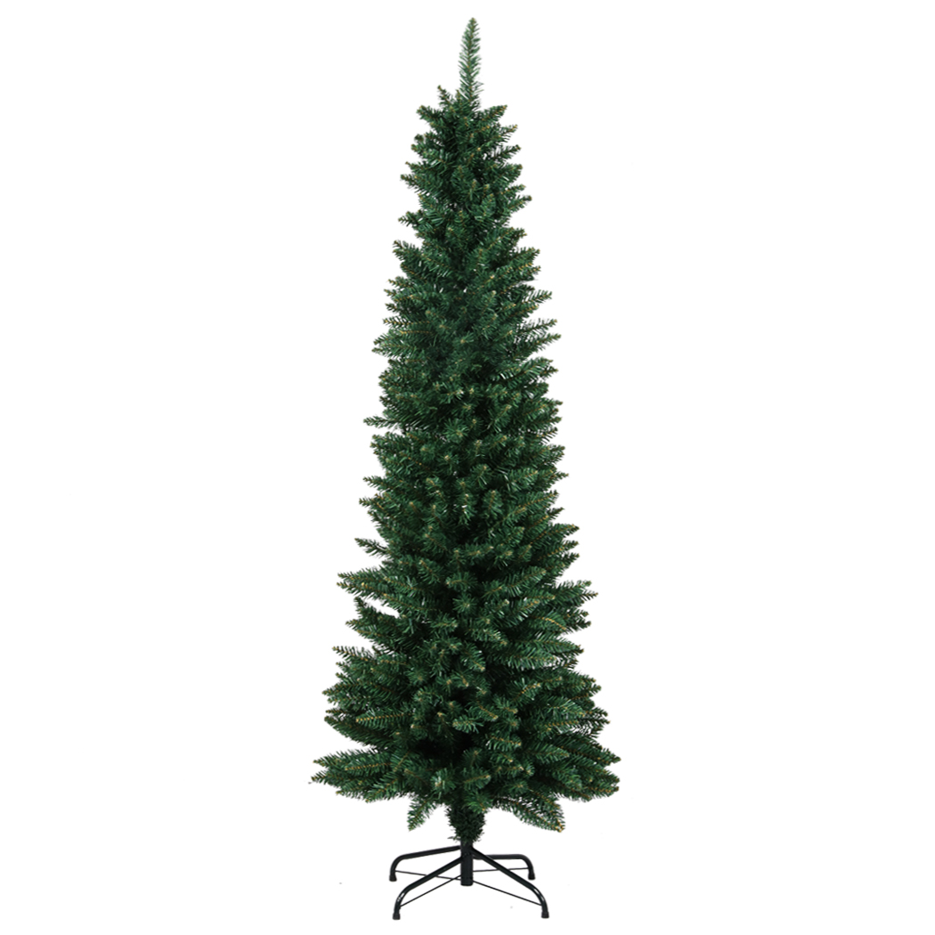 Santaco 1.5m Slim Pencil Christmas Tree with 350 PVC Tips