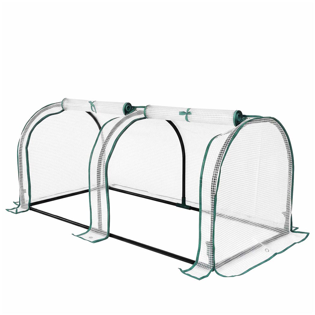 Lambu Dual-Zone Mini Greenhouse Tunnel with PE Cover