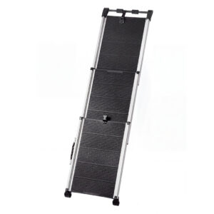 PaWz Extendable Folding Dog Ramp with Non-Slip Surface – Black