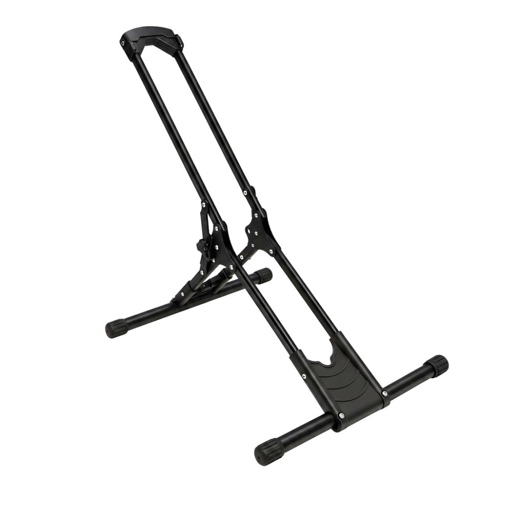 Monvelo Foldable Floor Bike Stand for 16–29 Inch Bicycles – Black