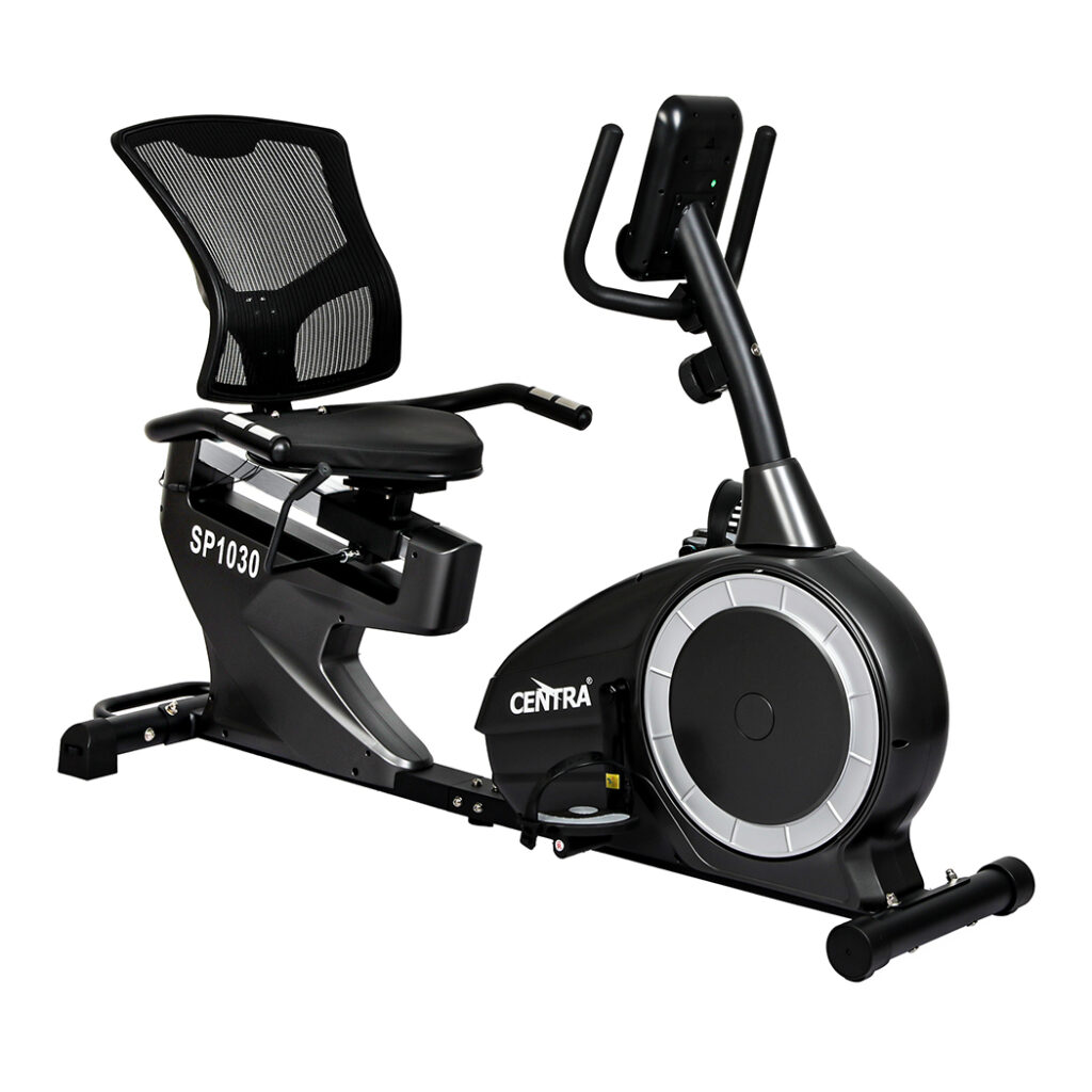 Centra Recumbent Exercise Bike with 16 Resistance Levels and Lumbar Support