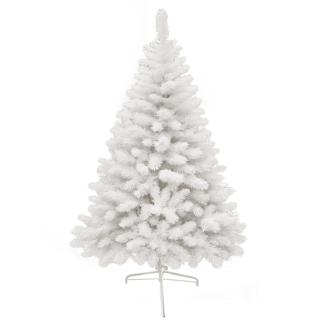 Santaco 1.8m White Artificial Christmas Tree with 670 PVC Tips - Image 2