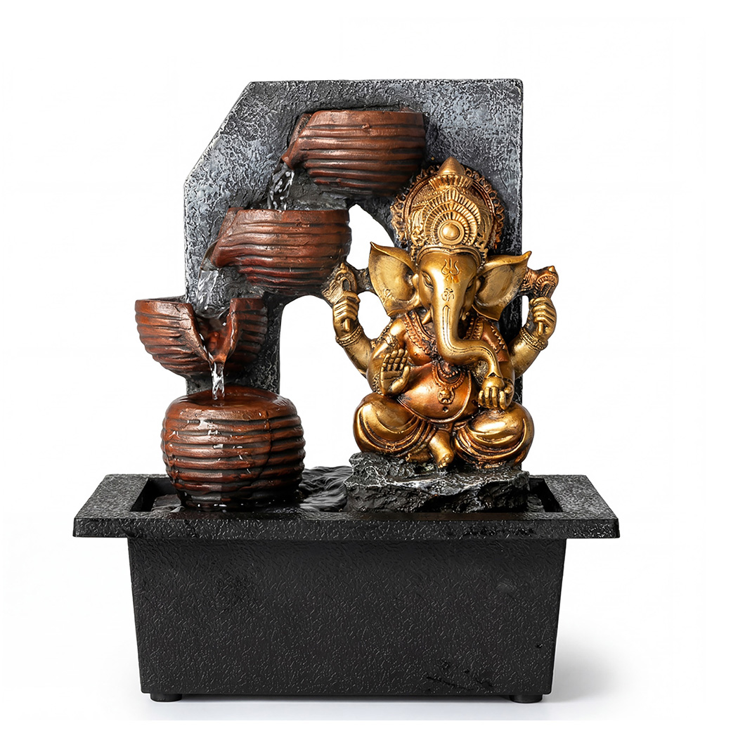 Spector LED Desktop Water Fountain with 3-Level Adjustable Flow - Image 2