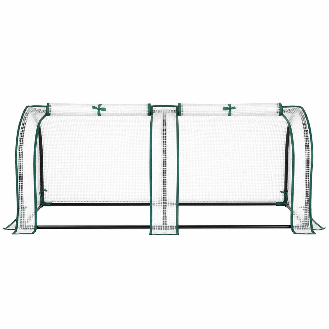 Lambu Dual-Zone Mini Greenhouse Tunnel with PE Cover - Image 2