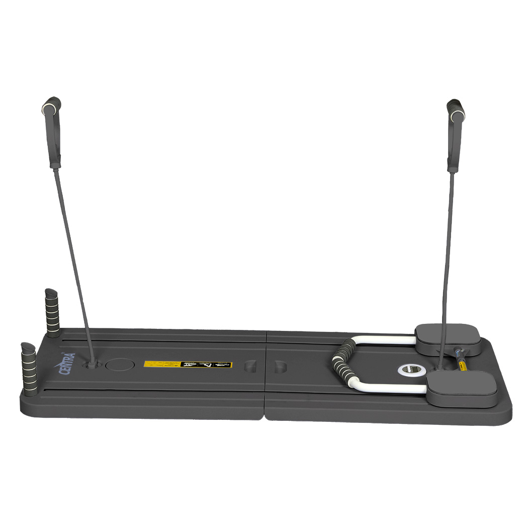 Centra 5-in-1 Abdominal Workout Board with Resistance Bands – Grey - Image 2