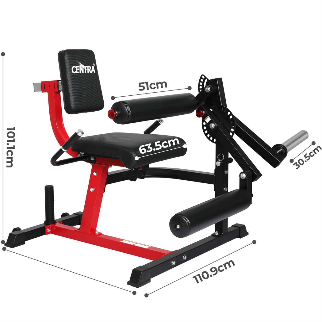 Centra Plate-Loaded Leg Extension and Curl Machine for Home Gym - Image 3