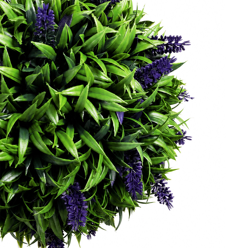 Lambu Artificial Lavender Topiary Plants, Set of 2 - Image 4