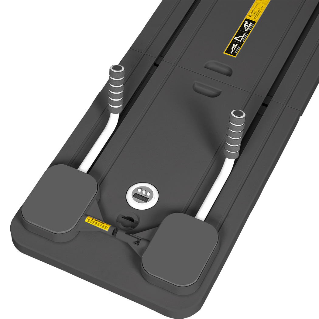 Centra 5-in-1 Abdominal Workout Board with Resistance Bands – Grey - Image 4