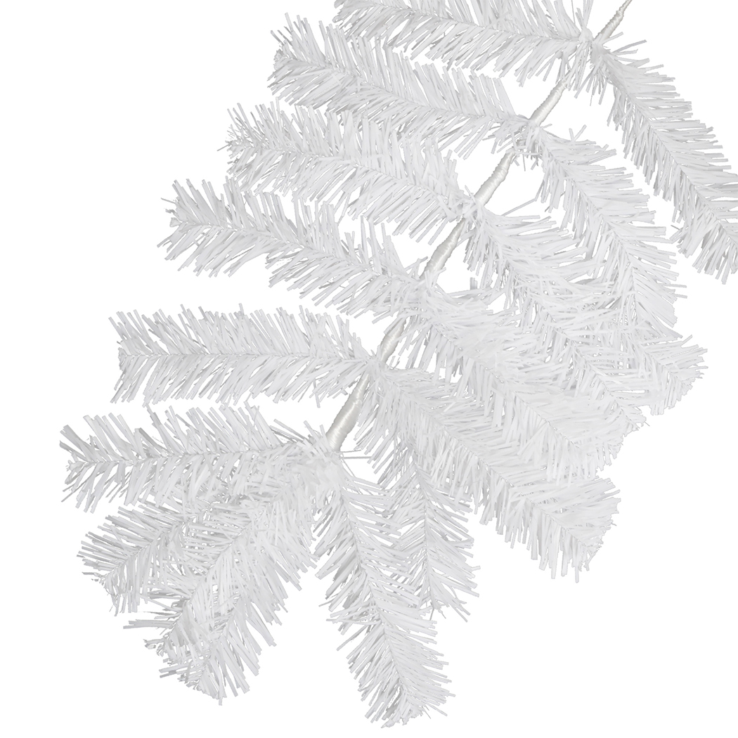 Santaco 1.8m White Artificial Christmas Tree with 670 PVC Tips - Image 5