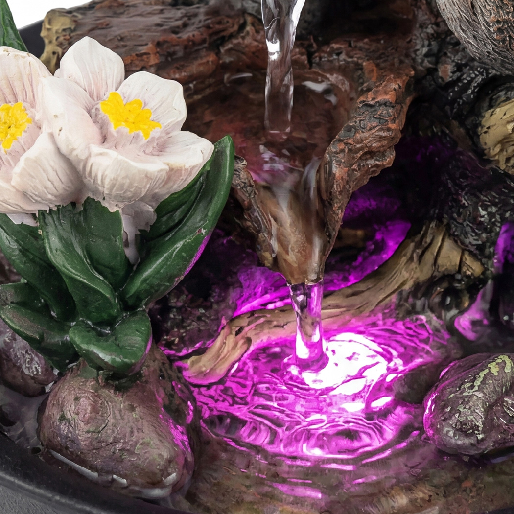 Spector LED Bird Tabletop Water Fountain with Colour-Changing Light - Image 6